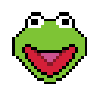 pixelized Kermit