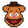 pixelized Fozzie